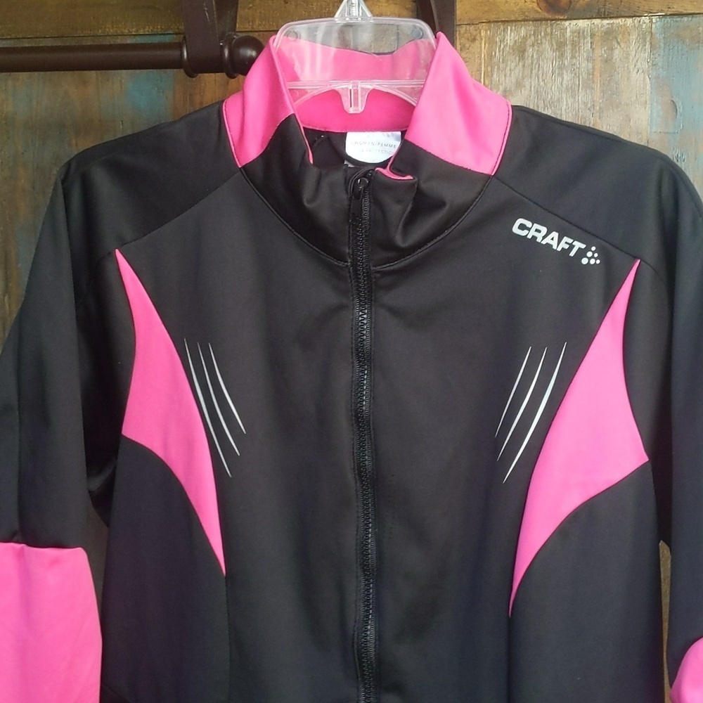 Craft L3 Protection Black & Pink Full Zip Cycling Jacket - Women's XL - Picture 2 of 8